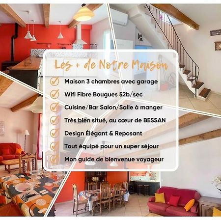 Harmonia Lm Patrimoine Villa Bessan Exteriör bild